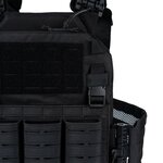 101 Inc QR plate carrier vest lasercut Molle, rapid release, black