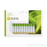 Nedis 1.5V alkaline LR03 AAA battery, box 10 pieces