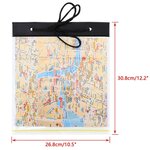 MD tactical folding map folder transparent, basic, waterproof