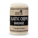 Rhino rescue elastisch gaasverband / crepe, 7.5 cm x 4.5 m