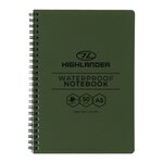 Highlander forces waterproof notitieboek A5, legergroen