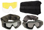 US Revision Desert Locust ballistische veiligheidsbril met 3 lenzen en beschermhoes