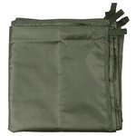 MFH Tarp / Cover, 210D polyester rip-stop, OD green, attachment loops, 300 x 300CM