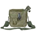 MFH Bouteille d'eau US 2QT / 1,9L avec couvercle et pinces alice, vert olive