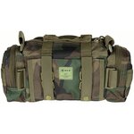MFH Taktische Hüfttasche /  Umhängetasche, Woodland camo
