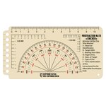 Ecopybook Taktisches Lineal / Winkelmesser NATO 