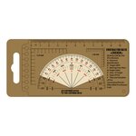 Ecopybook Taktisches Lineal / Winkelmesser NATO 