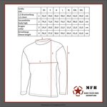 MFH US Longsleeve shirt met mouwzakken, zwart