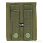 101 Inc MOLLE patch adapter hook + loop medium, legergroen