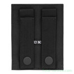 101 Inc MOLLE patch adapter hook + loop medium, zwart