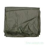 TF-2215 Tarpaulin, 210T polyester rip-stop, OD green, metal eyes, 300 x 300CM