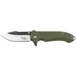 Fox Outdoor Bushcraft Klappmesser mit G10 Griff, oliv grün