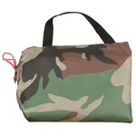 MFH Tarpaulin, 190T polyester, woodland camo, metal eyes, 300 x 300CM