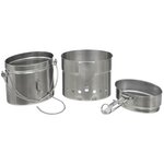 Fox outdoor Zweedse M40  kookset RVS 3-delig