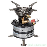 MFH US benzine brander met tas, 450ml tank