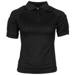 Chemise fonctionnelle à manches courtes de la police britannique, Femme, noir