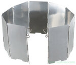 Fox oudoor windscreen, aluminium, foldable, small, 9 slats, 65 x 13 cm