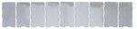 Fox oudoor windscreen, aluminium, foldable, small, 9 slats, 65 x 13 cm
