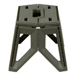Fosco opvouwbare outdoor kruk klein, legergroen