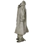 Combinaison de protection en caoutchouc NBC/CBRN polonaise, 2 pièces, avec sac de transport, gris