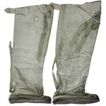 Combinaison de protection en caoutchouc NBC/CBRN polonaise, 2 pièces, avec sac de transport, gris