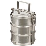 Fox outdoor Voedselcontainer, 3 delig, RVS