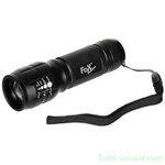 Fox outdoor zaklamp, compact 3 Watt met focus, lengte 11 cm