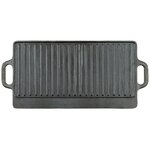 Fox outdoor griddle made of cast iron with 2 handles