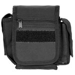 MFH Tactical waist bag with 3 compartments, black