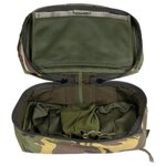 Sacoche latérale médicale armée hollandaise 15L modulable à compartiments, version 2, woodland DPM