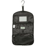 Fosco Trousse de toilette britannique pliable, noir