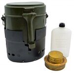 Swedish cooking set 4 pieces, OD green