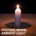 Uco 9 hour Candle White, 3 pack