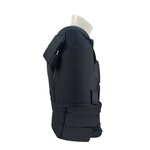 Magforce Riot Gear impact-resistant covert vest with upper arm protectors, black