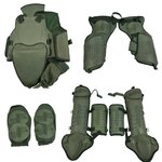Magforce Riot Gear Body armor set complete, OD green