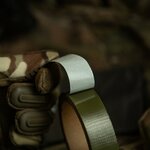 M-Tac Verstärktes Gaffa Klebeband mitt hohe Klebkraft OD grün 25MM/10M