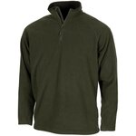 MFH Troyer Pullover mit Rollkragen und Reißverschluss, microfleece 200g/m2, oliv grün