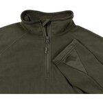 MFH Troyer Pullover mit Rollkragen und Reißverschluss, microfleece 200g/m2, oliv grün