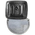 PWL Z-1417 Verstellbarer Handschellenhalter mit Gürtelbefestigung, Schwarz
