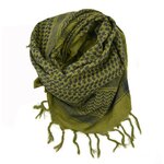Dutch Army shemagh desert scarf, green-black