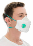 BLS 860 Mundmaske FFP3 NR D mit Atemventil, CE 0426