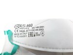 BLS 860 Mundmaske FFP3 NR D mit Atemventil, CE 0426