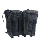 ARWY Alpine Daypack Rucksack / Seitentaschen 2x10L, schwarz