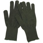 Bennet contact combat dotted gloves, Nomex III Aramide FKNX13/G/PD/KW, OD green