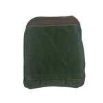 Italian Kevlar composite body armor plate compact with pouch, woodland camo