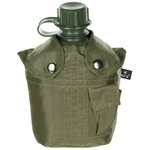 MFH US Veldfles 1L met hoes en alice clips, legergroen, BPA vrij