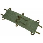 Dutch Army casualty transport tarpaulin / stretcher lightweight, OD green