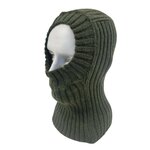 Britse leger Balaclava / Bivakmuts 1-gaats 100% Wol, Cold weather, legergroen