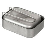 Dutch army Mess Kit set 2-piece stainless steel