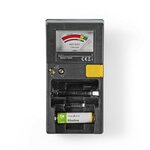 Nedis Battery Tester for 9V - AA - AAA - Button Cell - baby C - mono D batteries